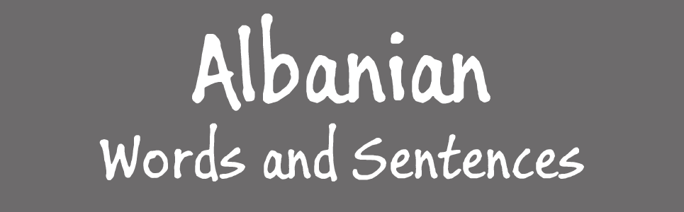 common words of albania