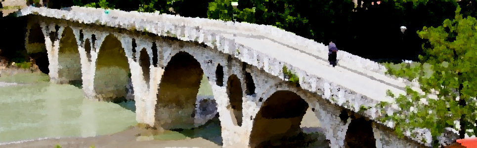 Gorica Bridge Image, Berat, Albania